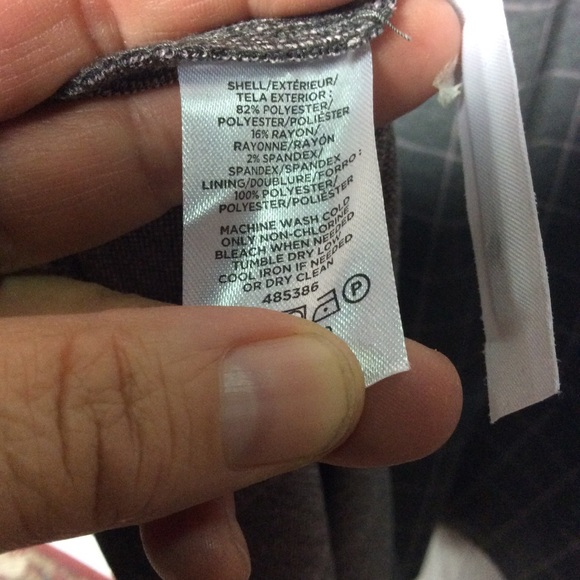 NWT LOFT Gray & Lavender Dress PLUS SIZE - Picture 6 of 6